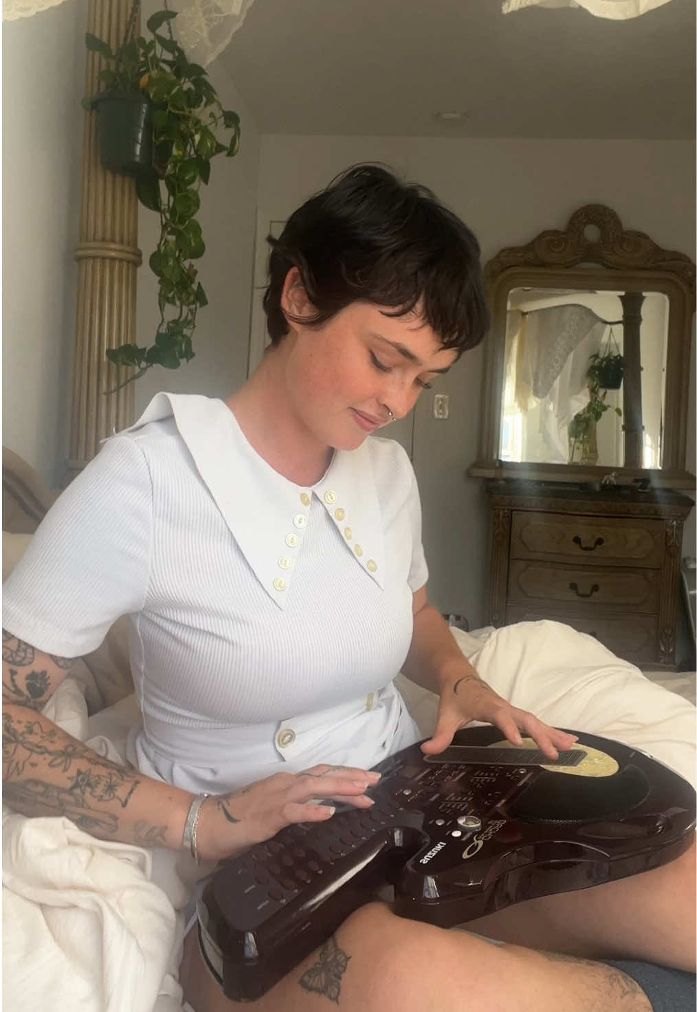 Qchord Weezer I just threw out the love of my dreams cover I love #weezer #suzukiqchord #qchord #omnichord #fyp 