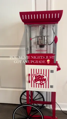 I’ve had this popcorn machine for about a week now and it’s EVERYTHING 🍿 grab yours from my Amazon link before your next movie night! You can purchase this item on my Amazon Storefront under: AS SEEN IN VIDEO or comment 