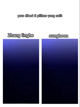 susah banget milih nya🤧🤧 #sunghoon #zhanglinghe #enhypen #aktorchina #fypdongggggggg 