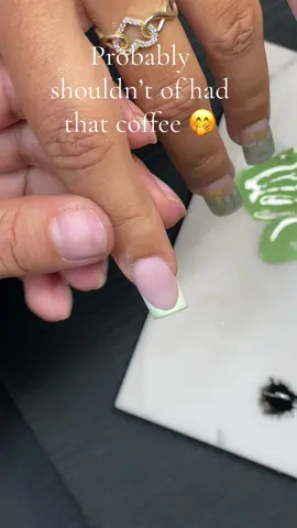 Lining up the French 💖 ##nails #palmdalenails #avnailtech #661nails #lancasternails 