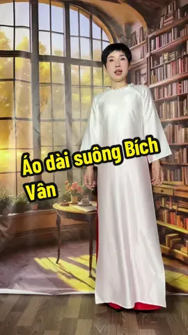 Áo dài suông Bích Vân #huyenthichdep 