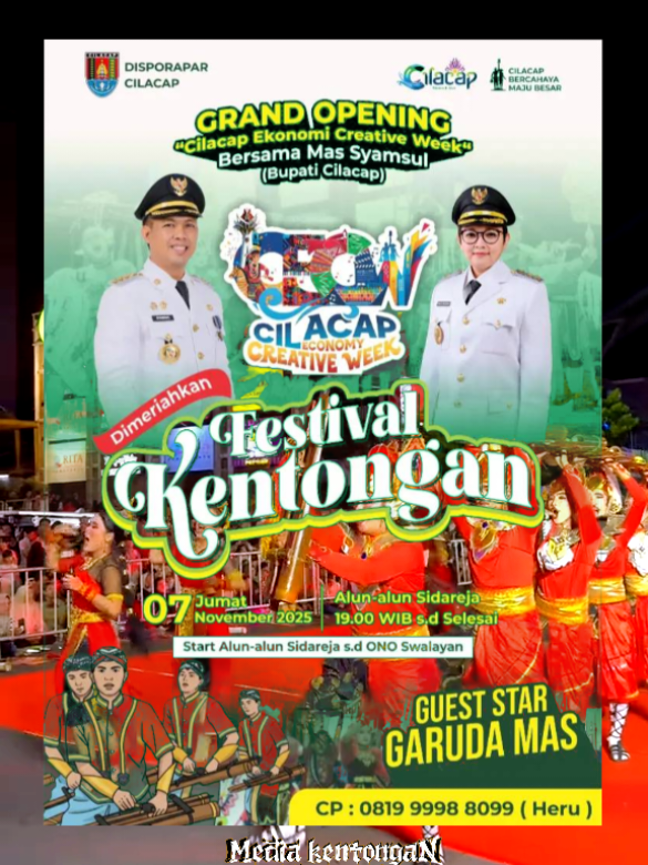 Festival kentongan di alun alun sidareja cilacap guest start garuda mas#kentongan #kentonganpurwokerto #festivalkentonganpurwokerto #kentonganbanyumasan #cilacap @garuda_mas_rawalo 