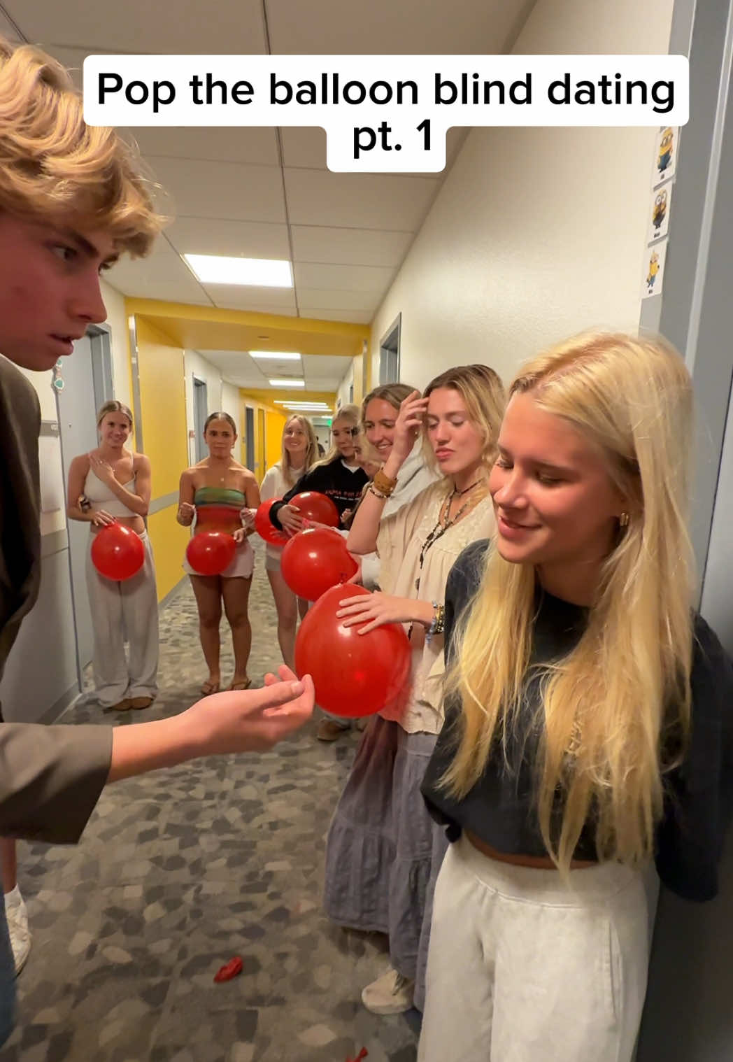Pop the balloon blind dating pt. 1 #fyp #viral #funny 