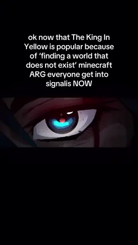 GO PLAY SIGNALIS NOW #thekinginyellow #minecraftarg #Minecraft #signalis #signalisgame 