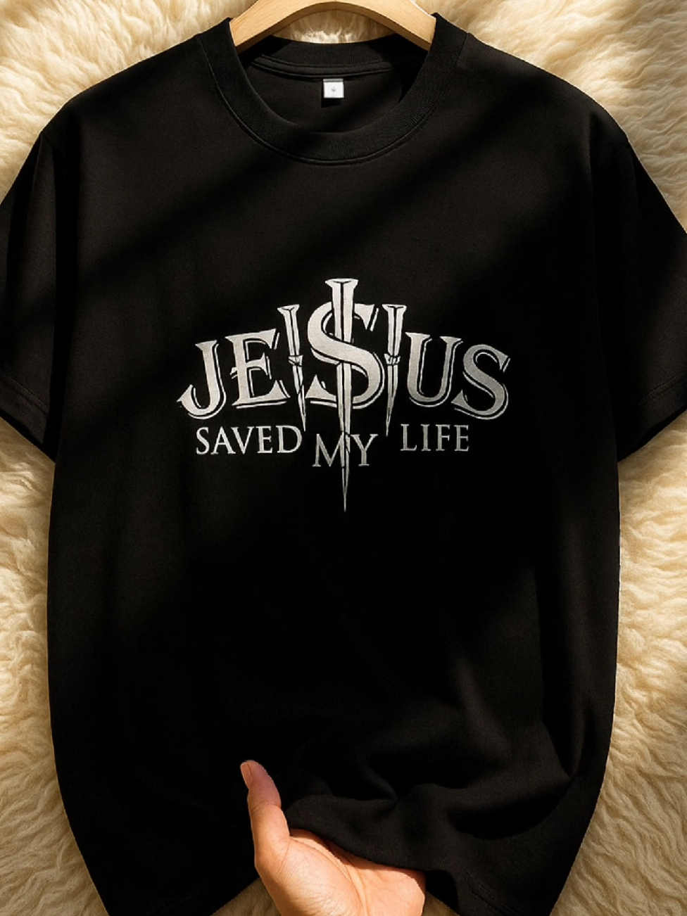 BUY 1 TAKE 1 Jesus Saved My Life  #jesussavedmylife #casual #buy1take1 #smoothfabric #menswear 