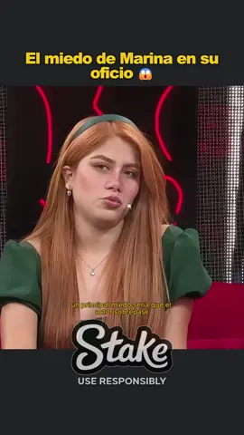 El miedo de Marina en su oficio 😱