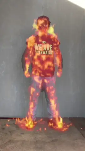 Body fire effect#tiktok #followers #reality 