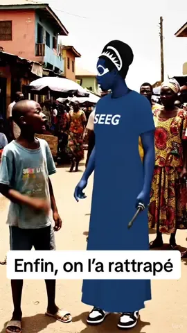 On l’a attrapé oh!  #seeg #coupuredelectricité #gabon🇬🇦 