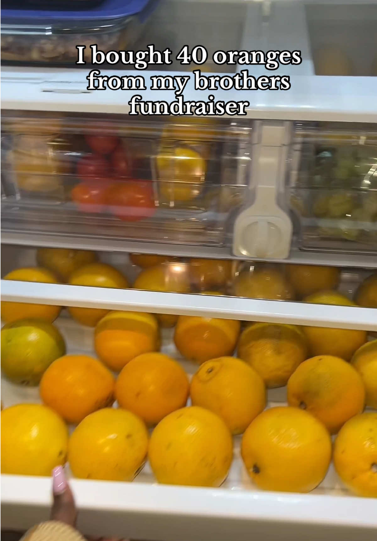 you were supposed to help me juice all 60 oranges🤨