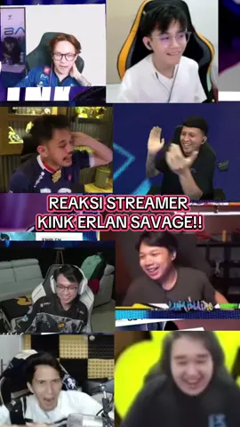 REAKSI STREAMER KINK ERLAN SAVAGE!! KATAKAN PADA DUNIA EVOS IS BAKKK #MLBB9TH #MLBB #EVOS #erlan 