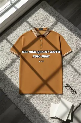 Grabehan sa Quality! Waffle polo shirt.🔥💫 #quality #fashion #inspo  #elegant #outfitideas