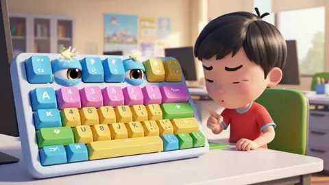 Bàn phím máy tính #tinhoc #Robotthongminh #CôGiaotin #tieuhoc #ai 