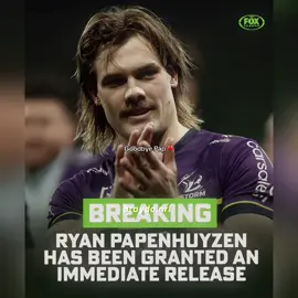 Ryan Papenhuyzen officially released from the Melbourne Storm 💔 #nrl #nrledits #nrlhighlights #nrlmemes #ryanpapenhuyzen 