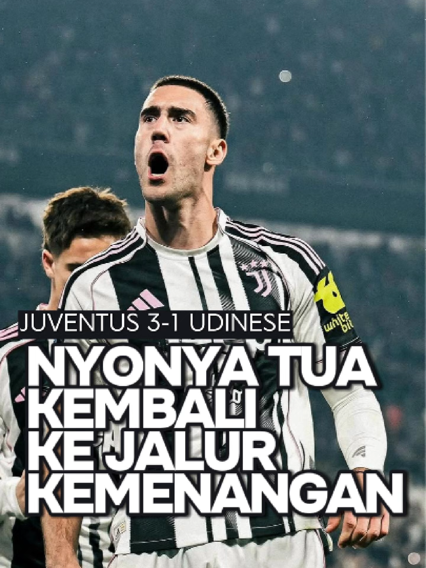 Juventus Bangkit dari Keterpurukan!! Si Nyonya Tua Akhiri Puasa Kemenangan dengan Gaya! ⚽🔥 Akhirnya Juventus kembali tersenyum! Setelah delapan laga tanpa kemenangan, Bianconeri sukses menumbangkan Udinese tiga satu di Allianz Stadium! Vlahovic, Gatti, dan Yildiz jadi pahlawan kemenangan Si Nyonya Tua! 💪⚪⚫ #Juventus #SerieA #JuventusVsUdinese #Bianconeri #DusanVlahovic #KenanYildiz #FedericoGatti #FootballUpdate #HighlightBola #BeritaBola #LigaItalia #SoccerNews #FootballReels #GolJuventus #JuventusMenang