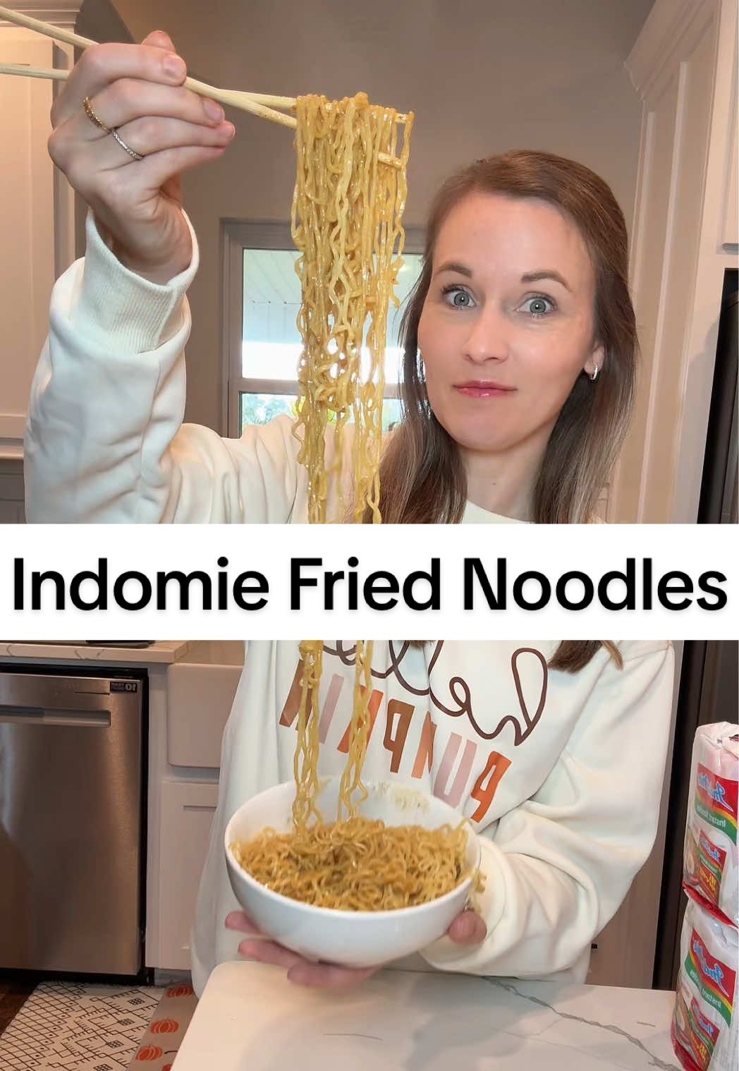 These Indomie fried noodles are so delicious! They are flavor packed and so cheap! I’m so amazing at the quality and flavor! #indomiegoreng #indomie #friednoodles #instantnoodles #noodle 