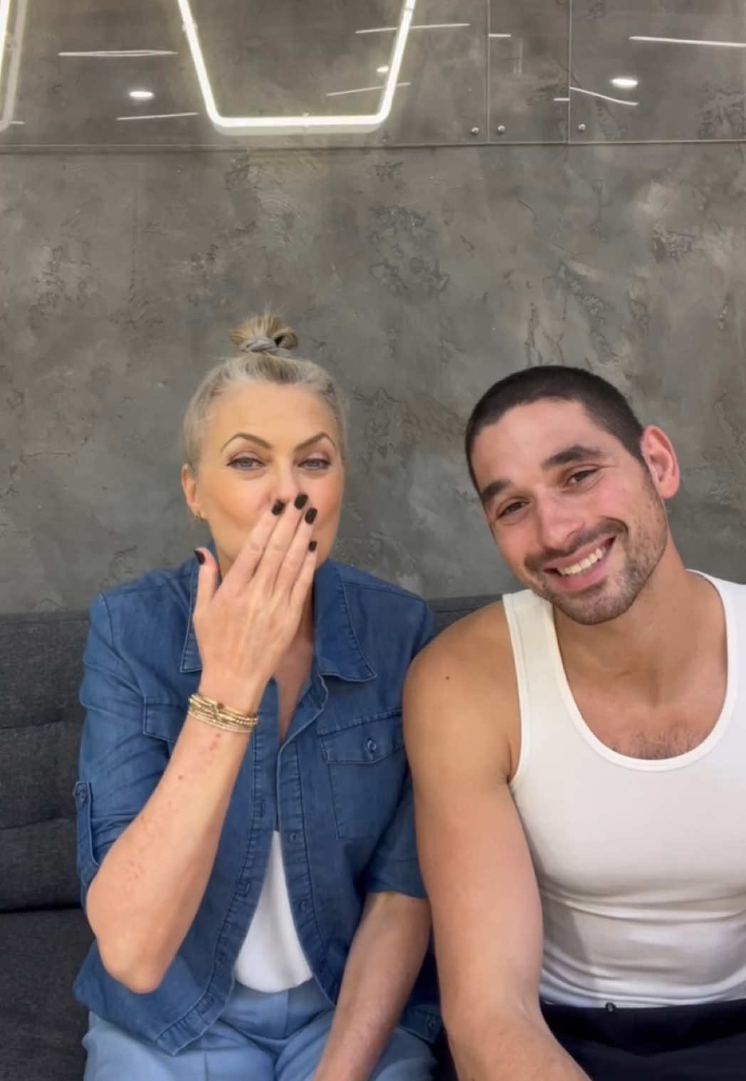 A little update from us. 🫶🏼 THANK YOU for every message, vote, and word of encouragement. We couldn't do this without you. 🥹 We love you so much! #TeamPartner Trap #DWTS 💃🏼