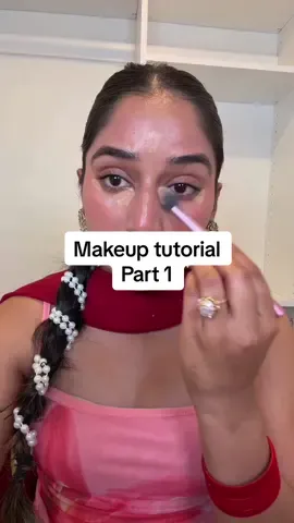 Part 1 Makeup tutorial 🌹 Skin prep: @Thayers milky toner @e.l.f. Cosmetics thurst burst drops @embryolisseca moisturizer  Base makeup: @NYX Professional Makeup primer @BASMA Beauty foundation 020 @milkmakeup contour flicker @Huda Beauty colour corrector peach @tartecosmetics concealer in sand tan @wetnwildbeauty powder @NYX COSMETICS FRANCE powder bronzer  @nyxcosmetics_canada powder blush palette  @L'Oreal Paris lumi highlighter Brows: @loreal.canada brow gel @Anastasia Beverly Hills brow powder duo #makeuptutorial #glambysumi #desimakeup #tutorial #stepbystepmakeup  .