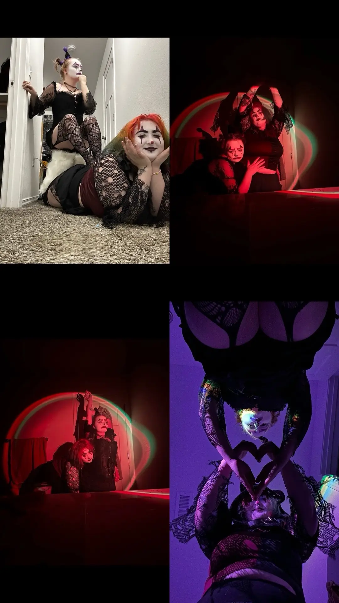 I love dressing up as a clown @jahden 