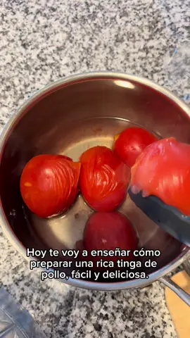 No te imaginas lo rica que queda esta tinga de pollo!” 🔥#tingadepollo #cocina #recetas #comida #sabor 