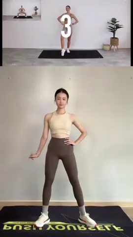 So you must practice this 10-minute standing leg-slimming exercise#exercise #Fitness #workouts #cardio #exerciseathome 