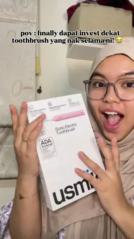 Tak mudah nak dapat semua yang kita nak . Teringin , kalini baru dapat merasa 🥹🫶🏻 #usmile #usmilemy #sonicelectrictoothbrush #fyp 