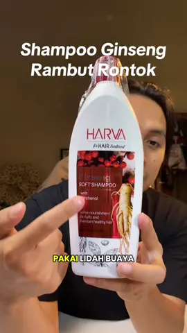 HARVA SHAMPOO GINSENG, lidah buaya, olive oil untuk RAMBUT RONTOK. #gajiansale #promoguncang1111 #harvashampoo #shampooantirontok #shampooginseng 