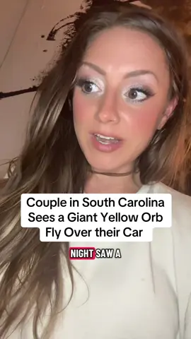 A couple in South Carolina saw a strange, fast-moving yellow light in the sky after seeing what they described as a government car creep down their street. If you’ve ever seen something in the sky you couldn’t explain, this app is for you. @Enigma UFO Sightings has real sightings from real people. Some have videos. Check the link in my bio.
