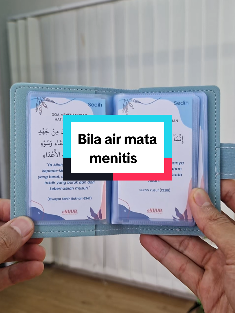 Replying to @bal_090290baca hari2 dengan izin Allah jiwa sis akan jadi makin hari makin kuat.. ameen... 🤲 #doahealing #islamhealing #duabook #sadstory #contestenuur2025 