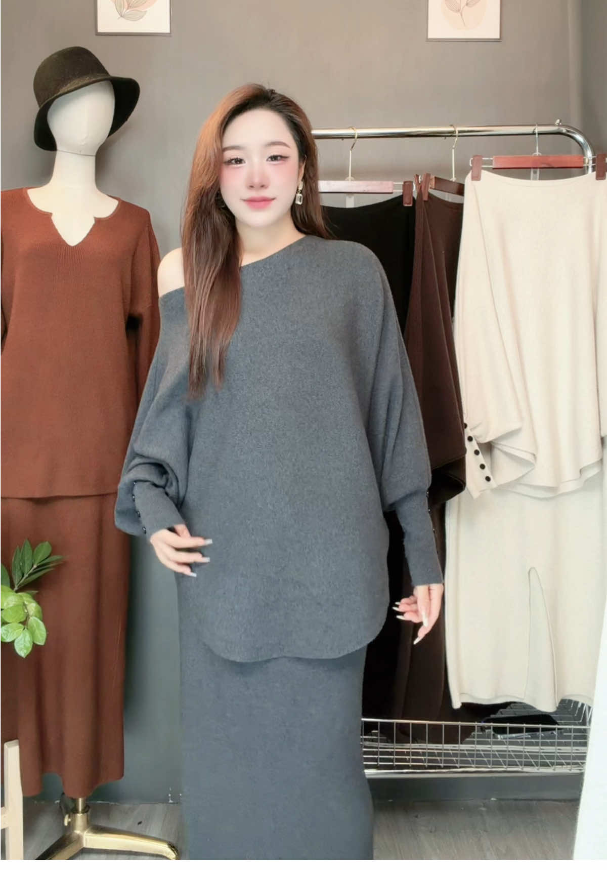 Set len kèm đai #xuhuong #setlen #setbau #setvay #setxinh 