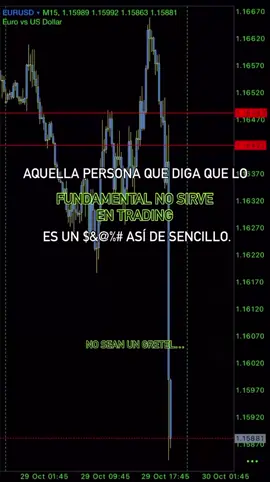 El análisis fundamental es importante en Trading es lo que mueve a las divisas 🤦🏻‍♂️ dependiendo como le esté yendo económicamente a XYZ país se apreciará o depreciará su moneda y en Forex comercias divisas (entre otros activos) #fundamentalanalysis #forex #informaciónparati #livetrading #trading 