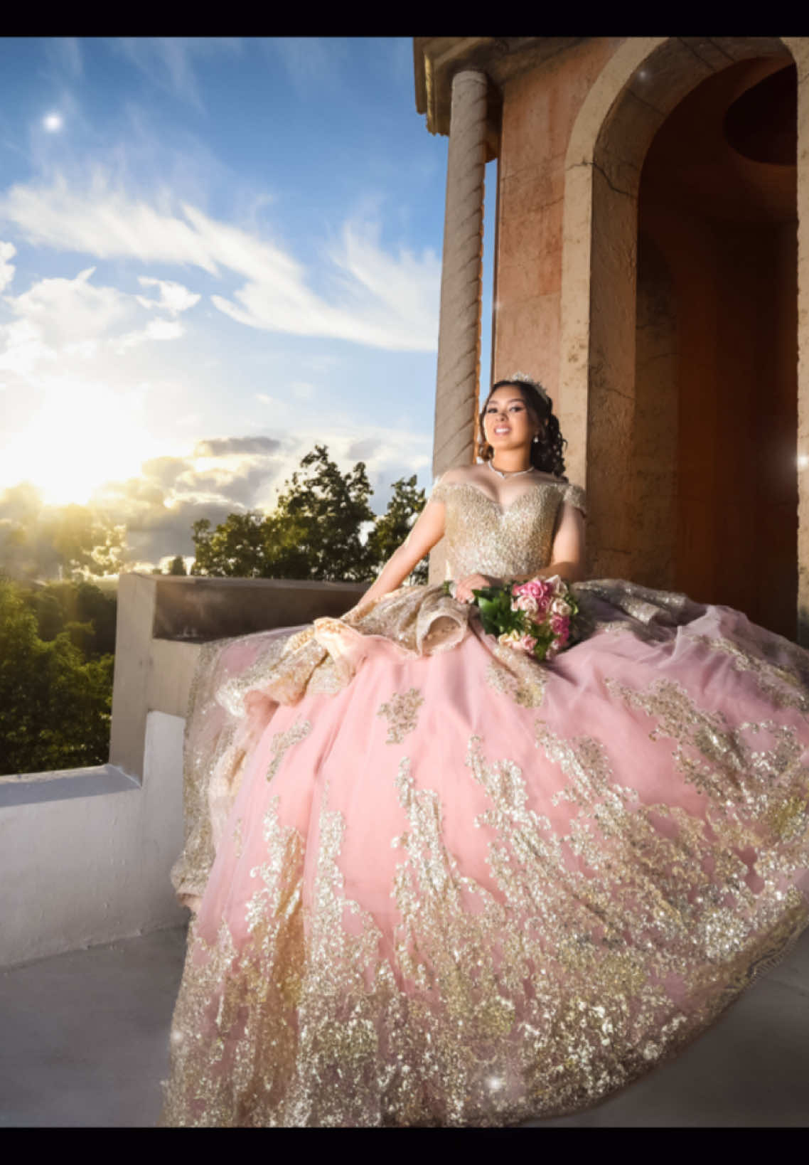 Beautiful Quinceañera Session BTS #fotolillyphotography #quinceañera #fyp #trending #quince 