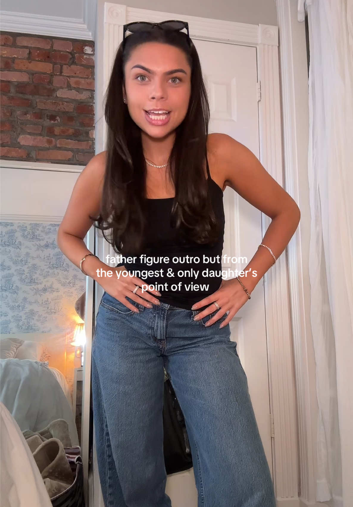 stubborn & fiercely protective since birth ♥️ if you mess with my family, you’re dead to me !!!! xo #fatherfigure #taylorswift #onlydaughter #youngestchild