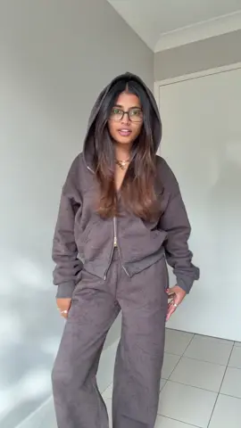 Obsessed with this set from @White Fox Boutique perfect for cold days code KAVYAWF #whitefox #hoodie #tracksuit 