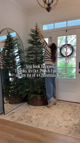 Immaculate vibes with the trees up 