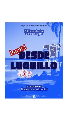 Gracias a todos los que han sido parte de mi proceso 🩵✊🏼🎞️📸 los espero el 7 de noviembre 