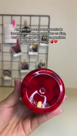 Amigas que sente uma vontade incontrolável de doce todos os dias, vcs precisam provar essas gominha de vinagre de maçã 🍎  #gummy #vinagredemaçã #gominha #balinhadecoração #vidasaudável 