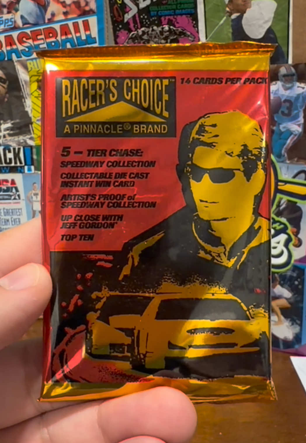 Pack rip of 1996 Pinnacle Racer’s Choice NASCAR Cards #packopening #cardbreaks #sportscards #NASCAR #racingcards    