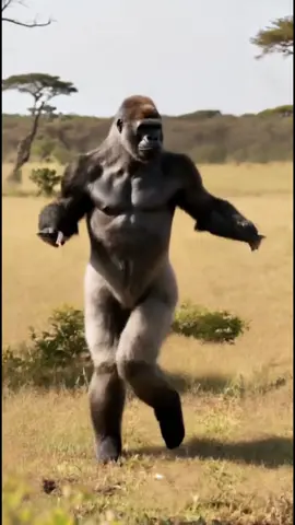 Gorillas dancing the Chicken Dance #ai #gorilla #dance #chickendance #trending 