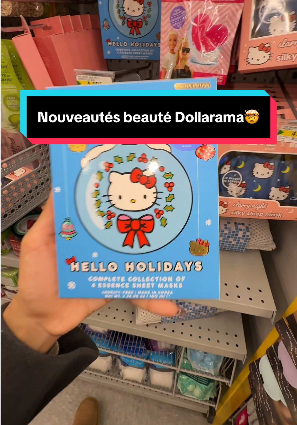 Les trouvailles maquillage + Hello Kitty?! 🤯 ok Dollarama #dollaramafinds #quebecois #hellokitty 