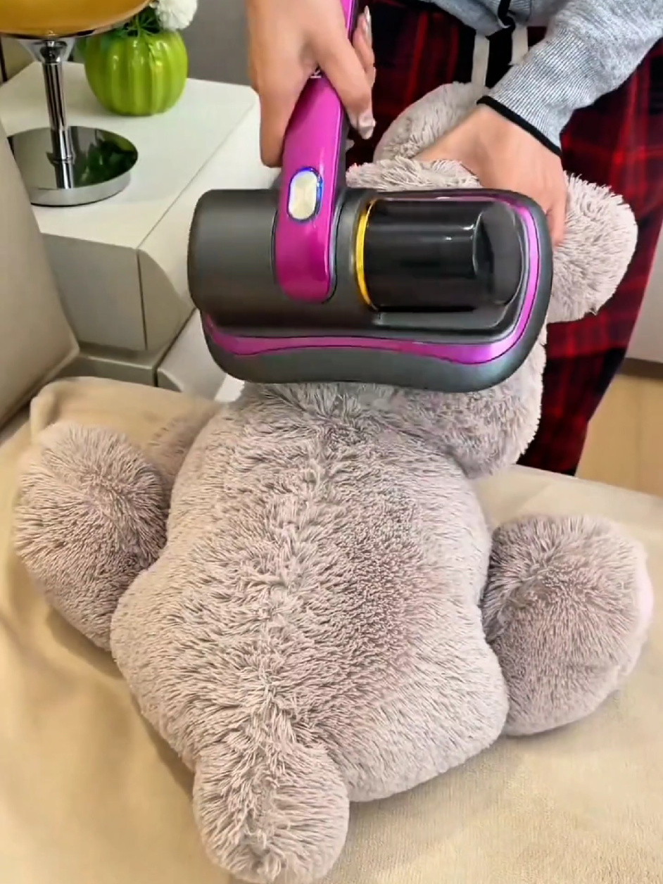 Máy hút bụi giường nệm không dây cầm tay, có đèn UV diệt khuẩn #mayhutbuigiuongnem #luuquangphong #tienich #xuhuong #muataitiktokshop 