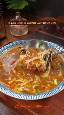 Trending simplified vegetable soup recipe in China. Do u want to try? #Recipe #cooking #chinesefood #vegetable #soup