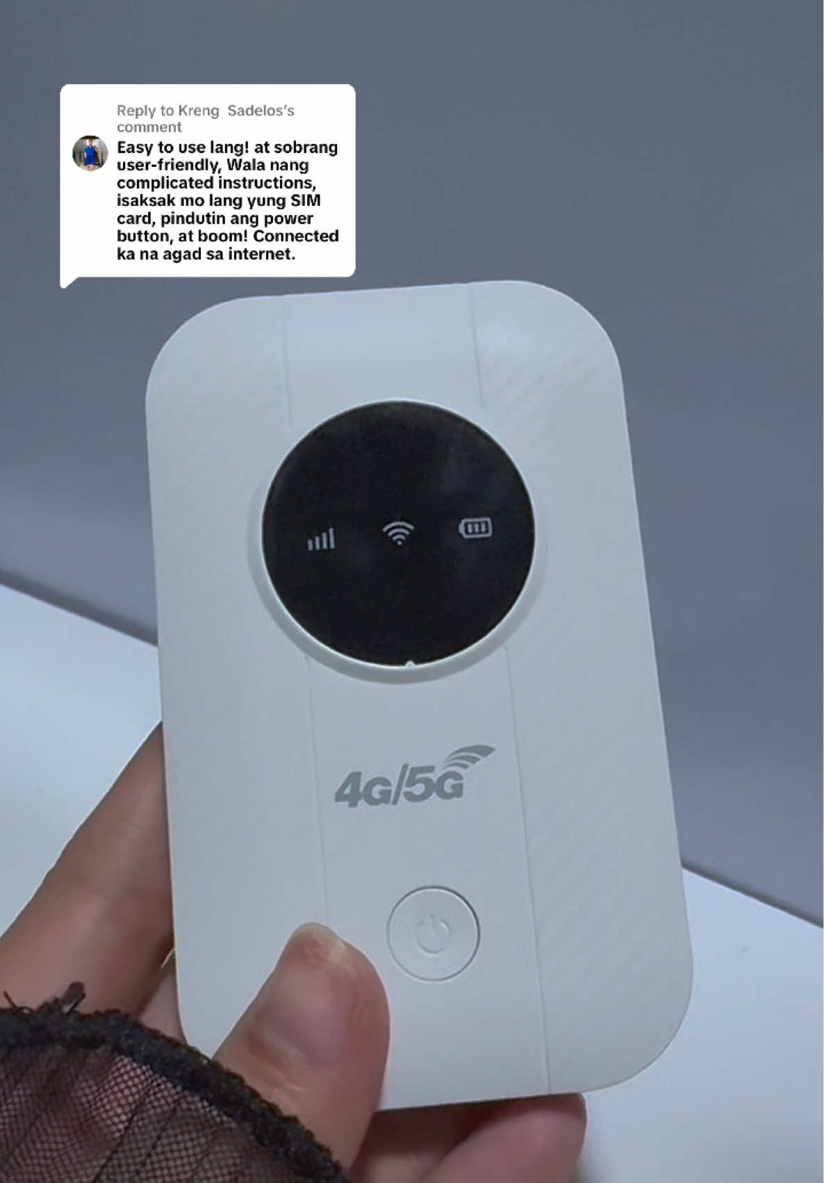 Replying to @Kreng  Sadelos  Tipid sa load at malakas ang signal ng pocket wifi na to plus pwede pa to all sim! #pocketwifi #portablewifi #wifi #openline #router 