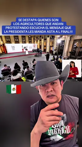 #claudiasheimbaum manda fuerte 💪 mesaje a los agricultores que andan protestando #claudiasheimbaum #mexico #agricultores 