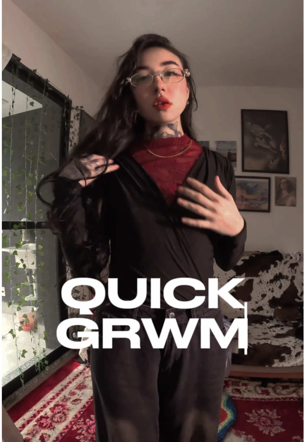 Me vesti correndo pra ir trabalhar #grwm #OOTD 