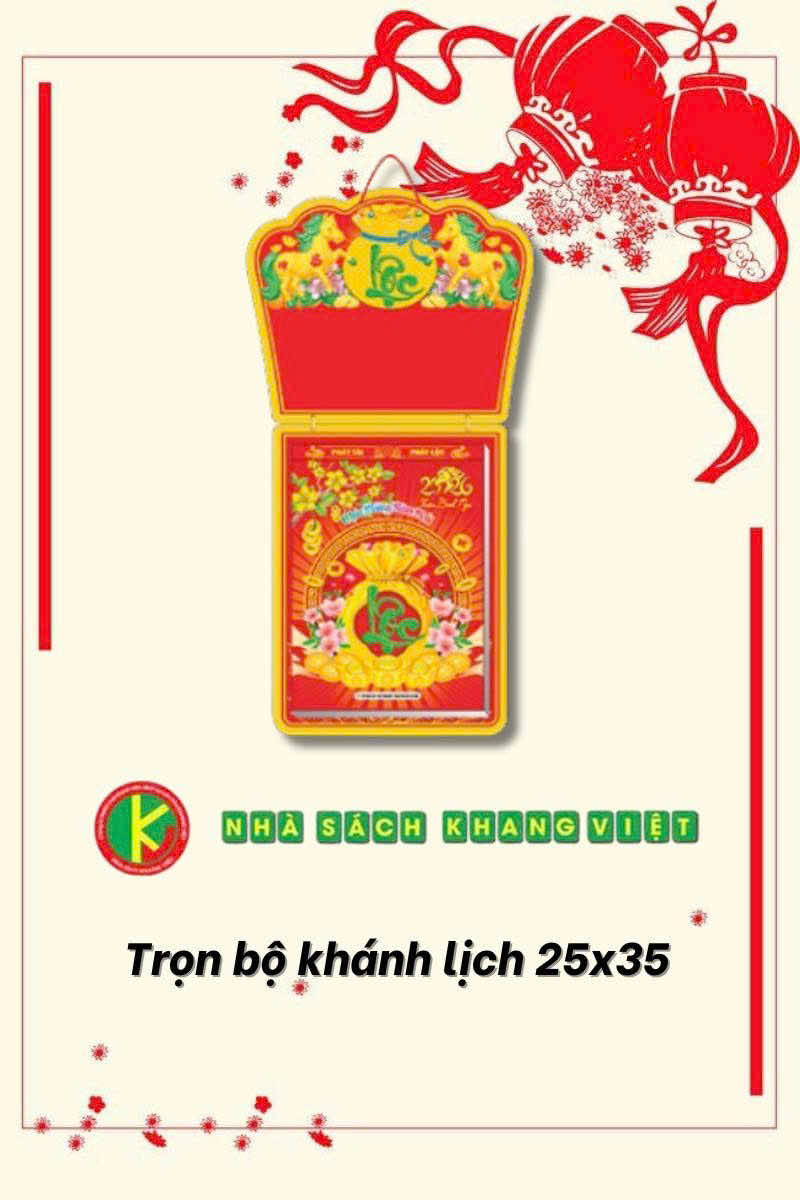 Trọn bộ khánh lịch 25x35 của#nhasachkhangviet #khangvietbook #viral #lichtet #lichtet 