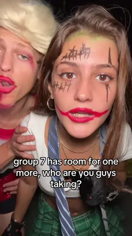 @Logan Micke or me ? #halloween #costume #joker #harleyquinn #xybcza Harley Quinn and joker Halloween costume