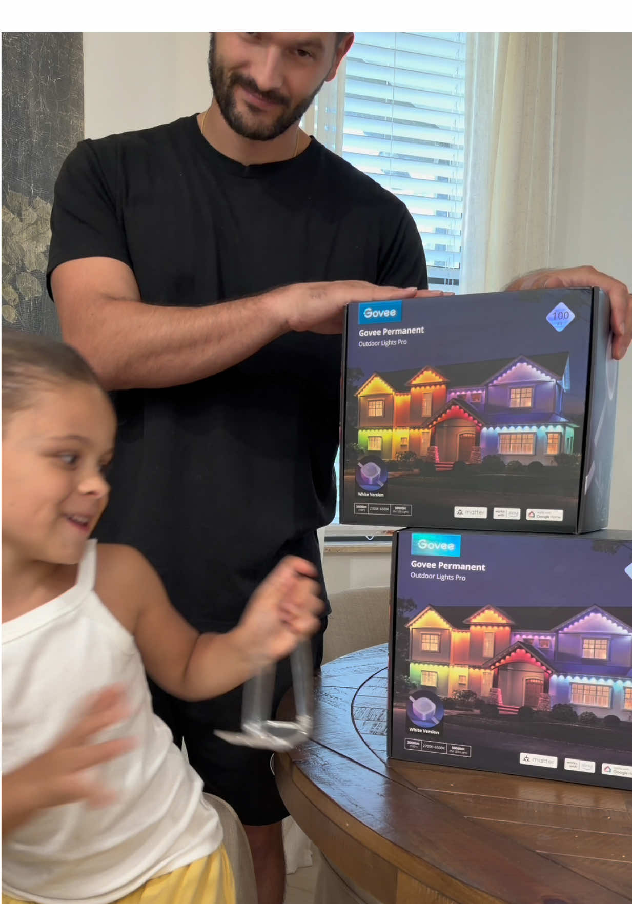 This was fun to set up! #GoveeOutdoorLights #GoveePermanentOutdoorLights #halloween #spookyseason #halloweendecor @Govee 