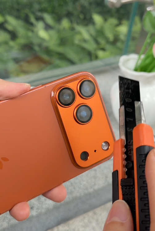 Premium camera lens protection for iPhone, super easy to install, comes with removal tool, original lens design, completely invisible when applied, does not affect photo quality.#wsken #lens #lensprotector #iphone17pro #camera 