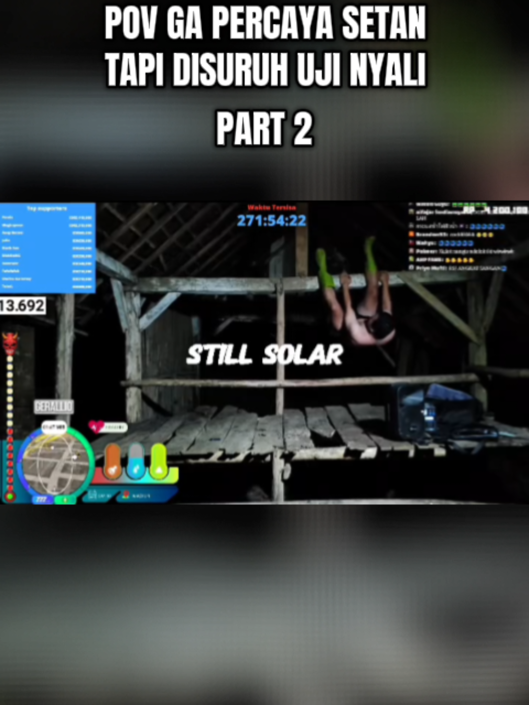 ini terlalu Gila mas @gerallio  #gerallio #ujinyali #ujinyalilucu #hororlucu #streamer 