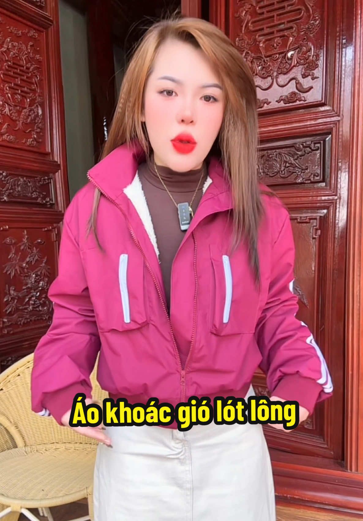 Áo khoác gió lót lông cừu siêu ấm ! #aokhoacnu #aokhoacgio #aokhoac #aogiochongnuoc #aogio2lop 